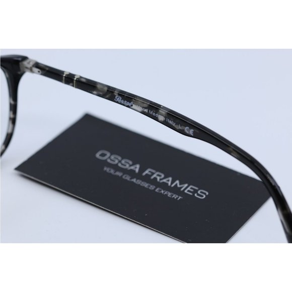 💯 NEW PERSOL PO3175V 9057 TORTOISE GREY EYEGLASSES - Picture 8 of 12